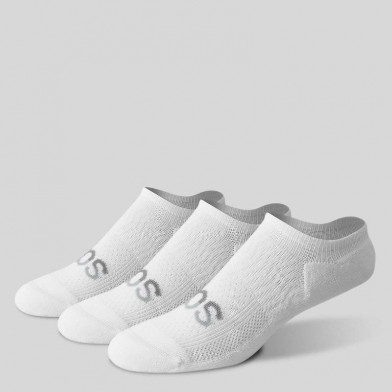 Saucony Inferno Cushion Sneaker 3-Pack Men's Socks White | KSA OBVJE