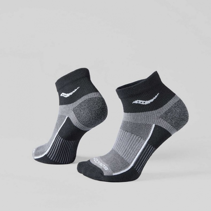 Saucony Inferno Quarter 3-Pack Men\'s Socks Grey | Riyadh NQKYI