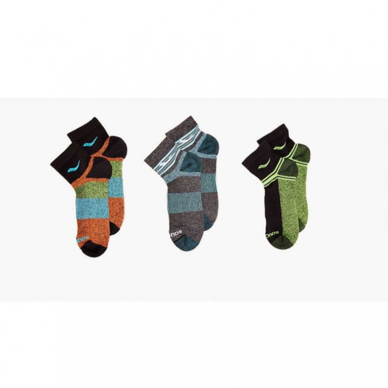 Saucony Inferno Quarter 3-Pack Women's Socks Multicolor | Riyadh URGHA