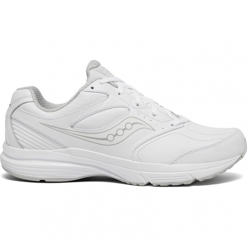 Saucony Integrity Walker 3 Men\'s Wide Running Shoes White | Riyadh QPOIV