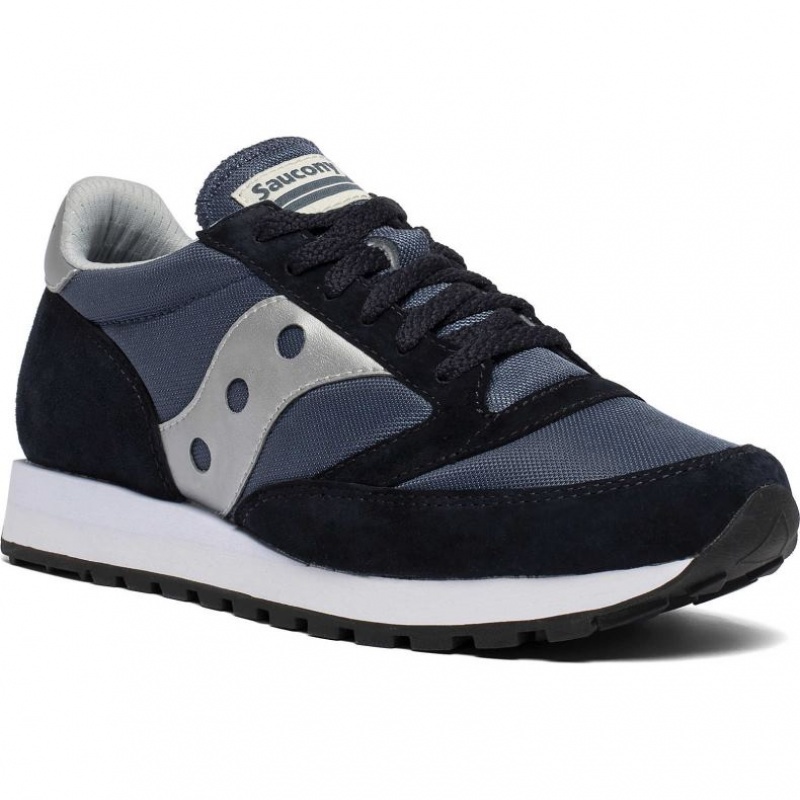 Saucony Jazz 81 Men's Sneakers Navy / Silver | KSA NPMTO