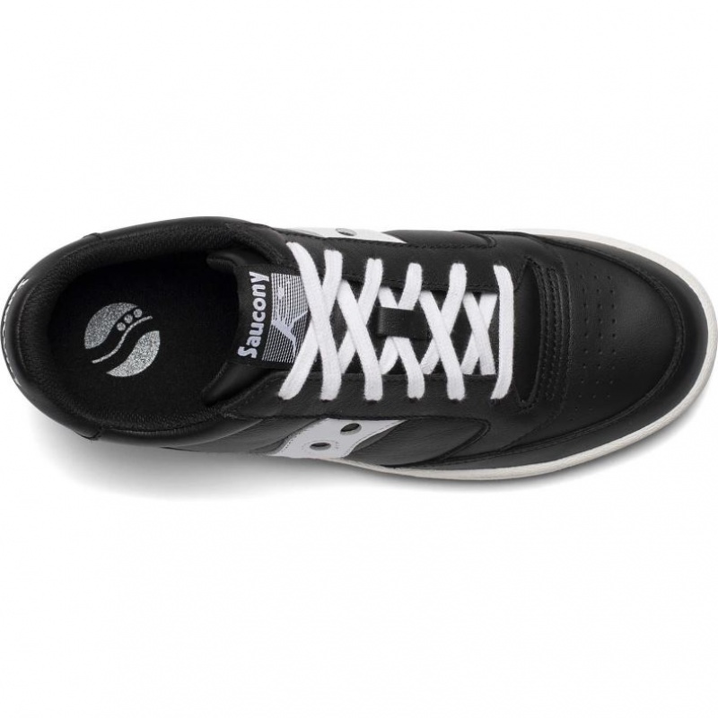 Saucony Jazz Court Men's Sneakers Black / White | KSA WZPJN