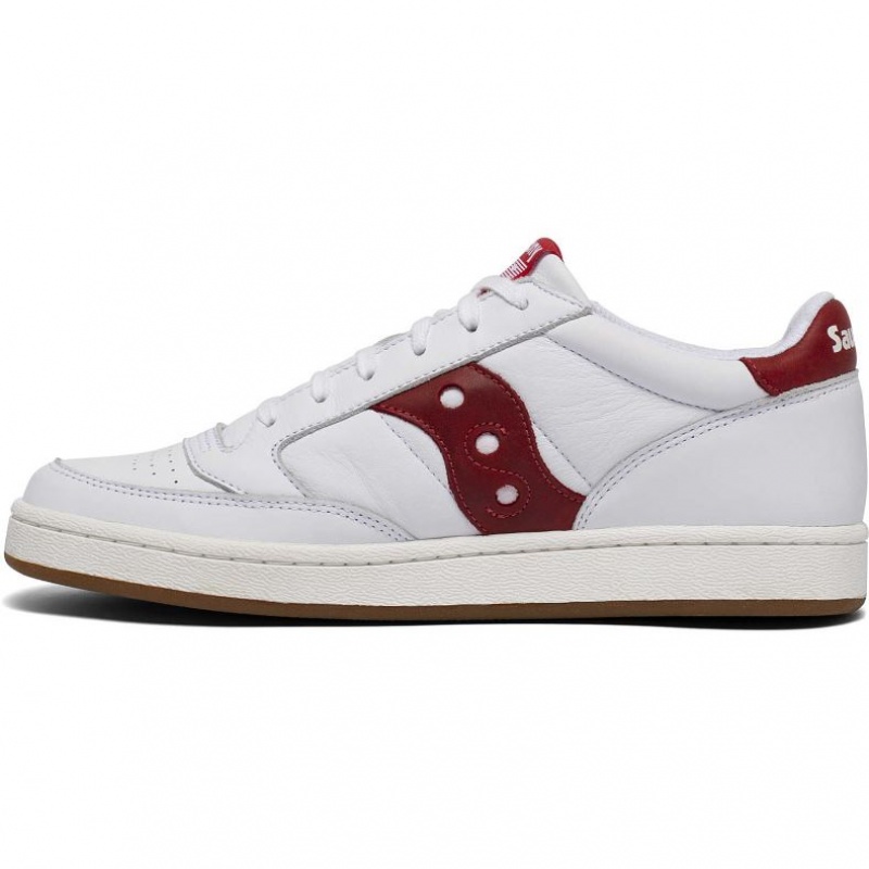 Saucony Jazz Court Men's Sneakers White / Red | KSA JDZSA