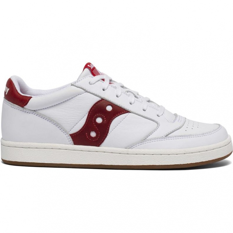 Saucony Jazz Court Men\'s Sneakers White / Red | KSA JDZSA