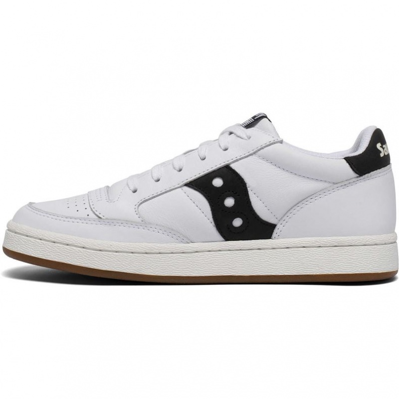 Saucony Jazz Court Men's Sneakers White / Black | Riyadh PJHWN