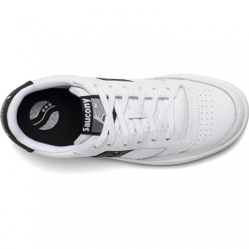 Saucony Jazz Court Men's Sneakers White / Black | Riyadh PJHWN