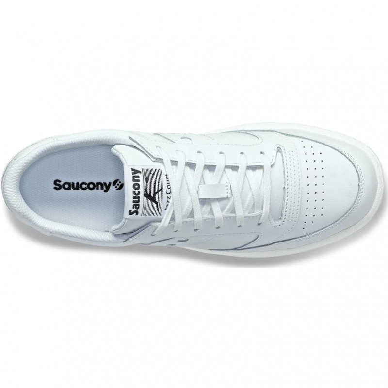 Saucony Jazz Court PU Men's Sneakers White | Jeddah XVIZR