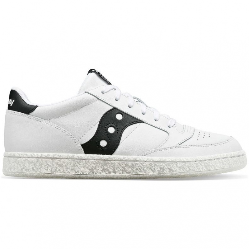 Saucony Jazz Court PU Women\'s Sneakers White / Black | Jeddah MGYDZ