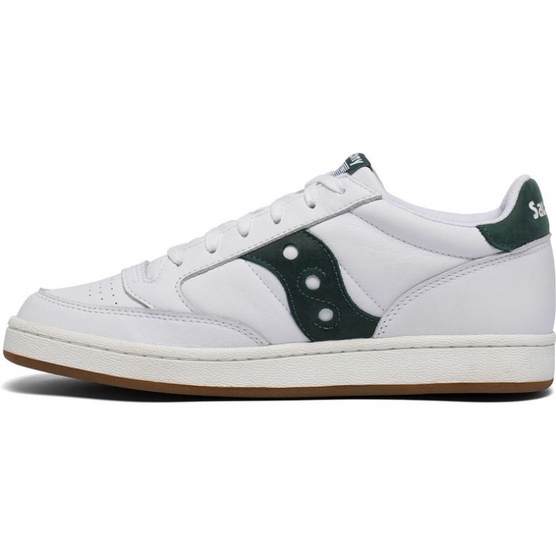 Saucony Jazz Court Women's Sneakers White / Green | Riyadh XQFRE