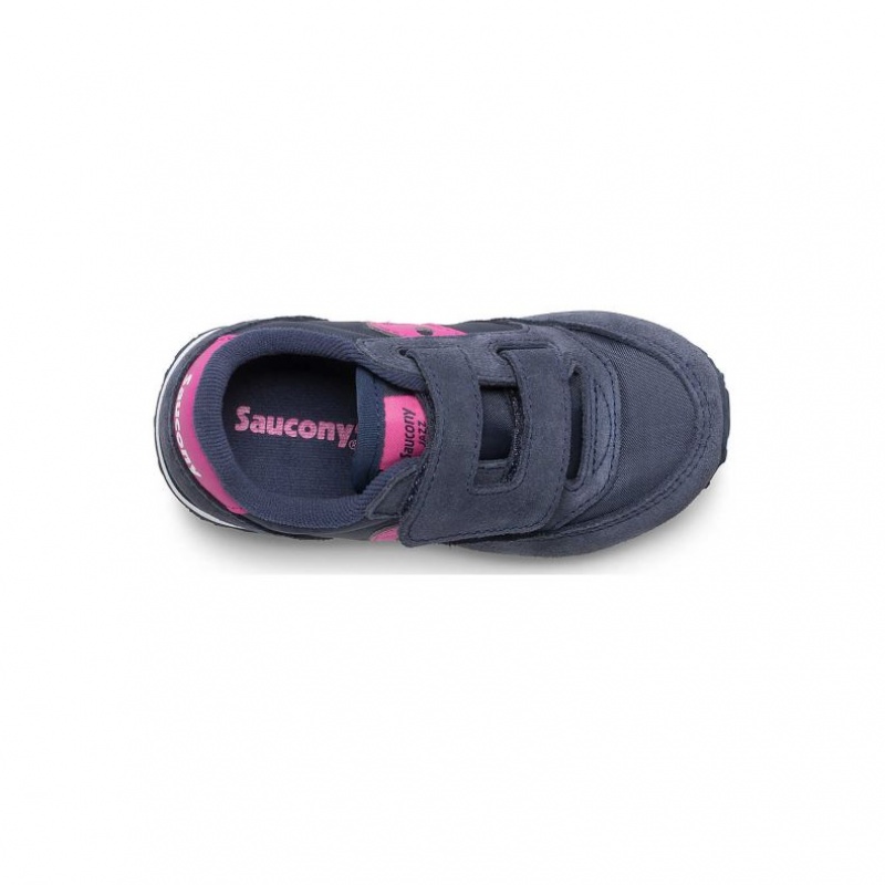 Saucony Jazz Hook & Loop Big Kids' Sneakers Navy | KSA BPUVK