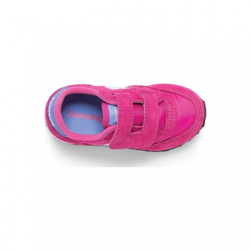 Saucony Jazz Hook & Loop Big Kids' Sneakers Pink | Riyadh DNKJQ