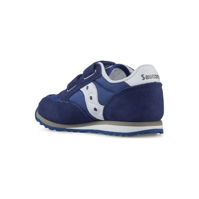 Saucony Jazz Hook & Loop Big Kids' Sneakers Navy | KSA PXVSE