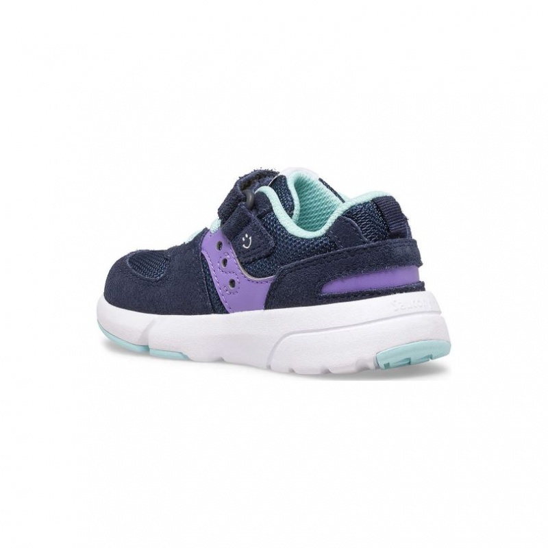 Saucony Jazz Lite 2.0 Little Kids' Sneakers Navy / Purple | Jeddah QECXL