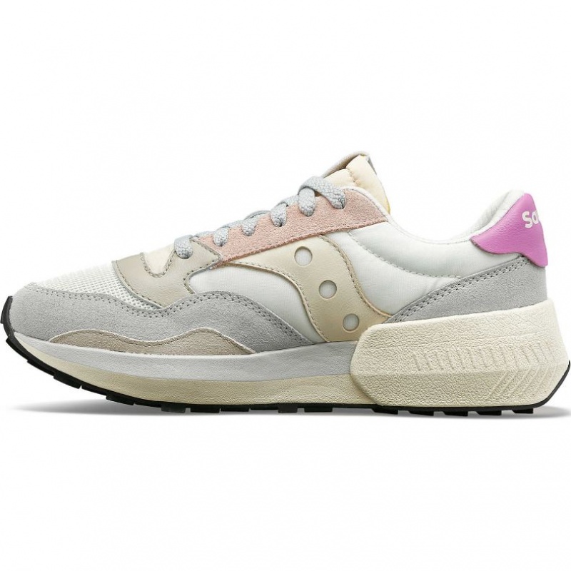 Saucony Jazz NXT Women's Sneakers White / Grey / Rose | Jeddah NAOQV