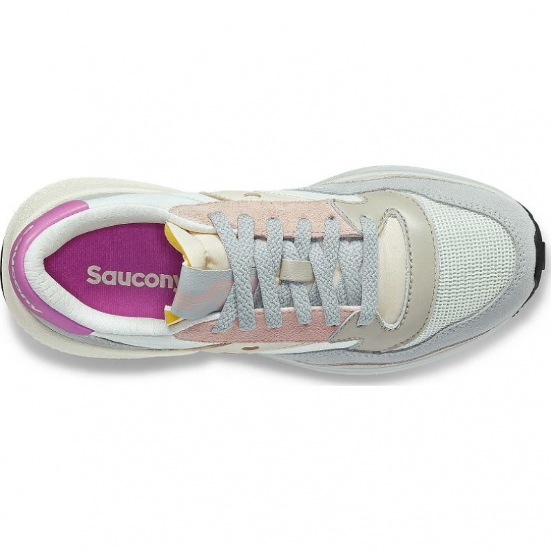 Saucony Jazz NXT Women's Sneakers White / Grey / Rose | Jeddah NAOQV