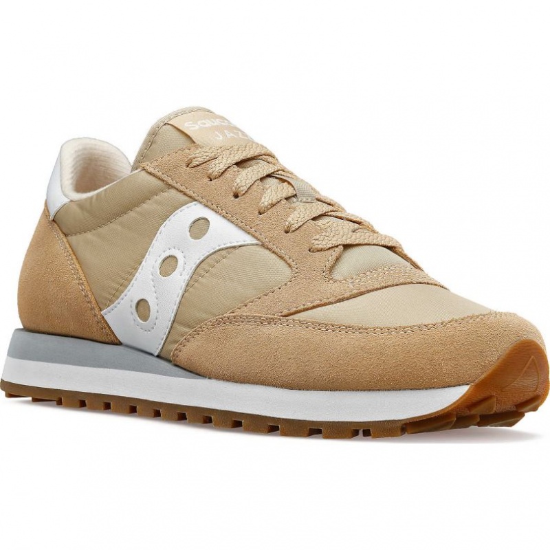 Saucony Jazz Original Women's Sneakers Beige | Jeddah PQERW