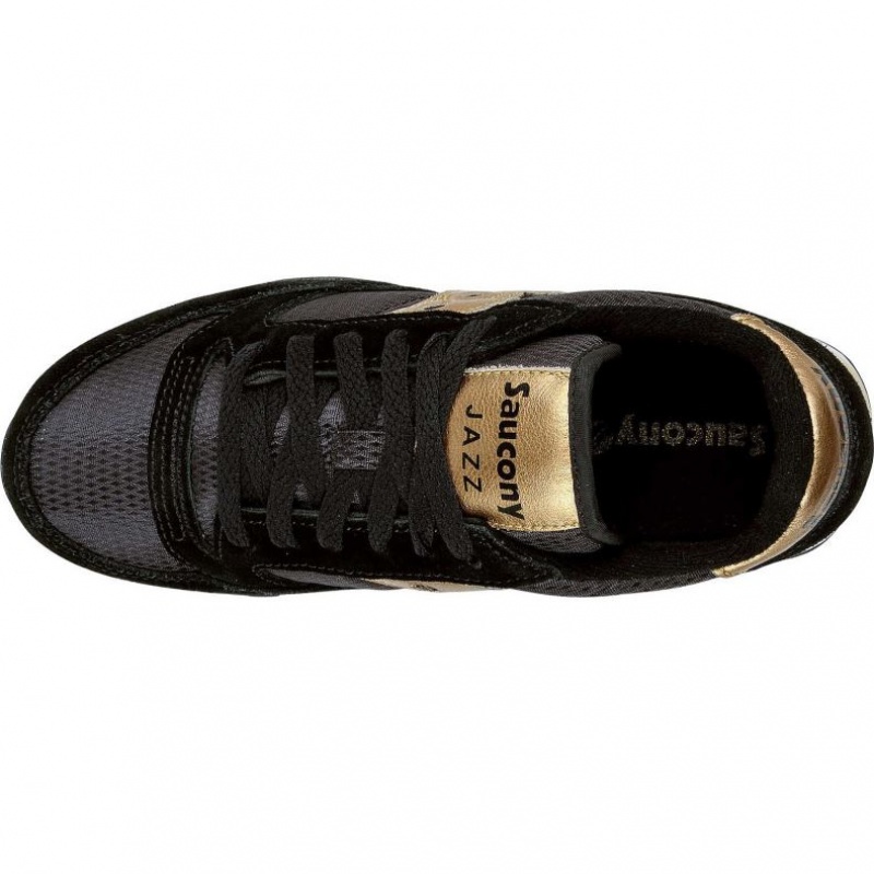 Saucony Jazz Original Women's Sneakers Black / Gold | KSA ODHNF