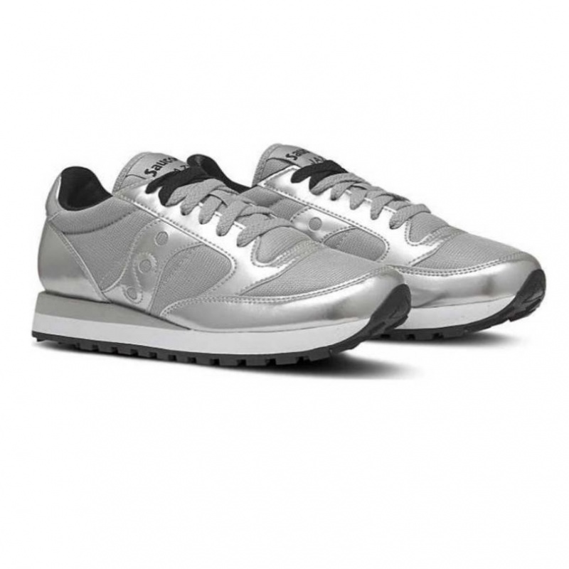 Saucony Jazz Original Women's Sneakers Silver | Jeddah PAMEV