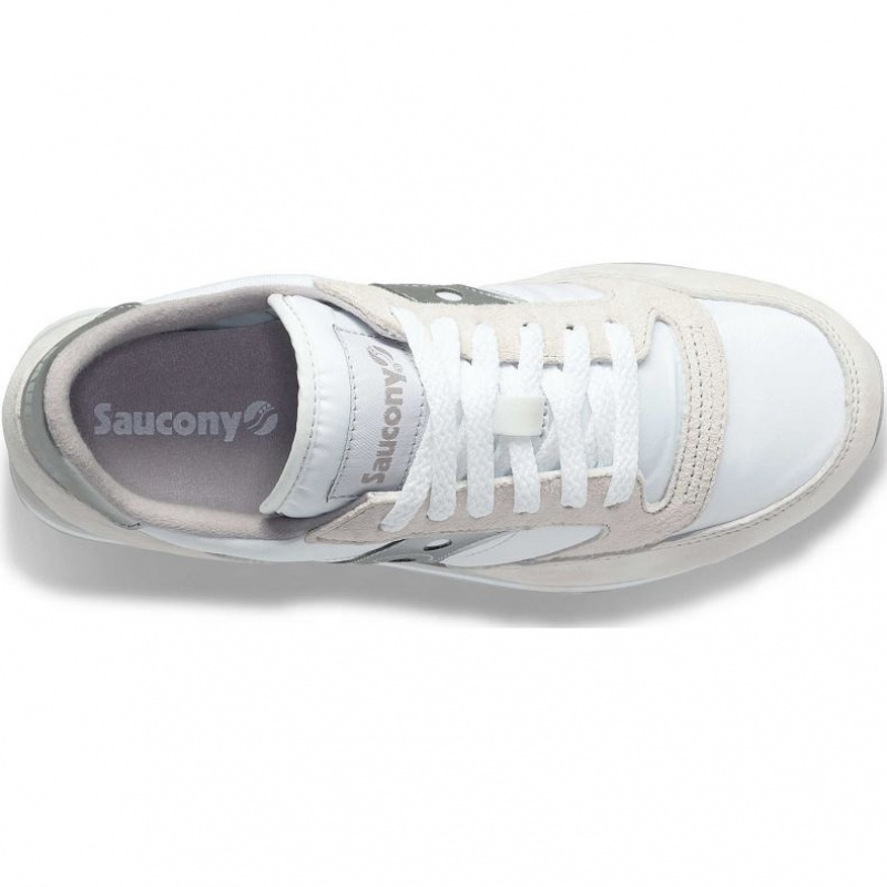 Saucony Jazz Triple Women's Sneakers White / Silver | Jeddah OYZCA