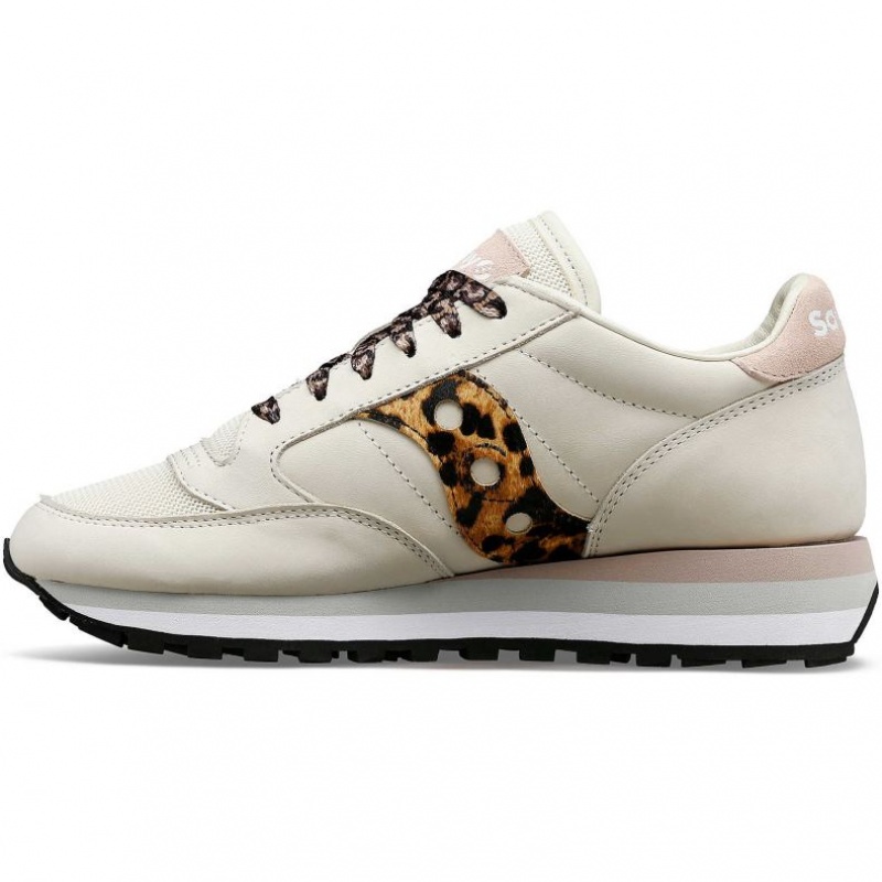 Saucony Jazz Triple Women's Sneakers White / Leopard | KSA UWNBZ