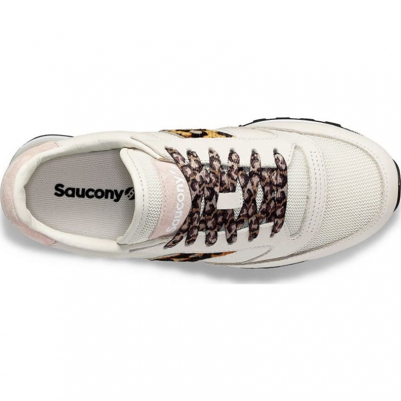 Saucony Jazz Triple Women's Sneakers White / Leopard | KSA UWNBZ