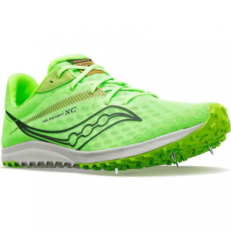 Saucony Kilkenny XC9 Men's Spikes Green | Riyadh CAEIU