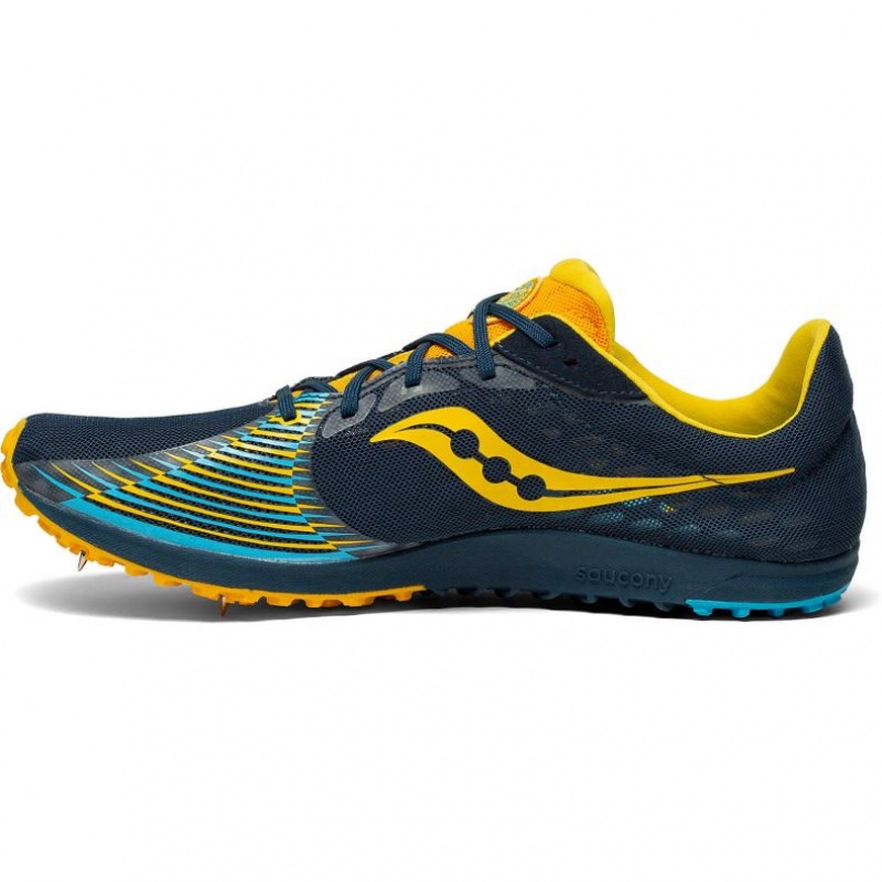 Saucony Kilkenny XC9 Men's Spikes Navy | KSA WTUHQ