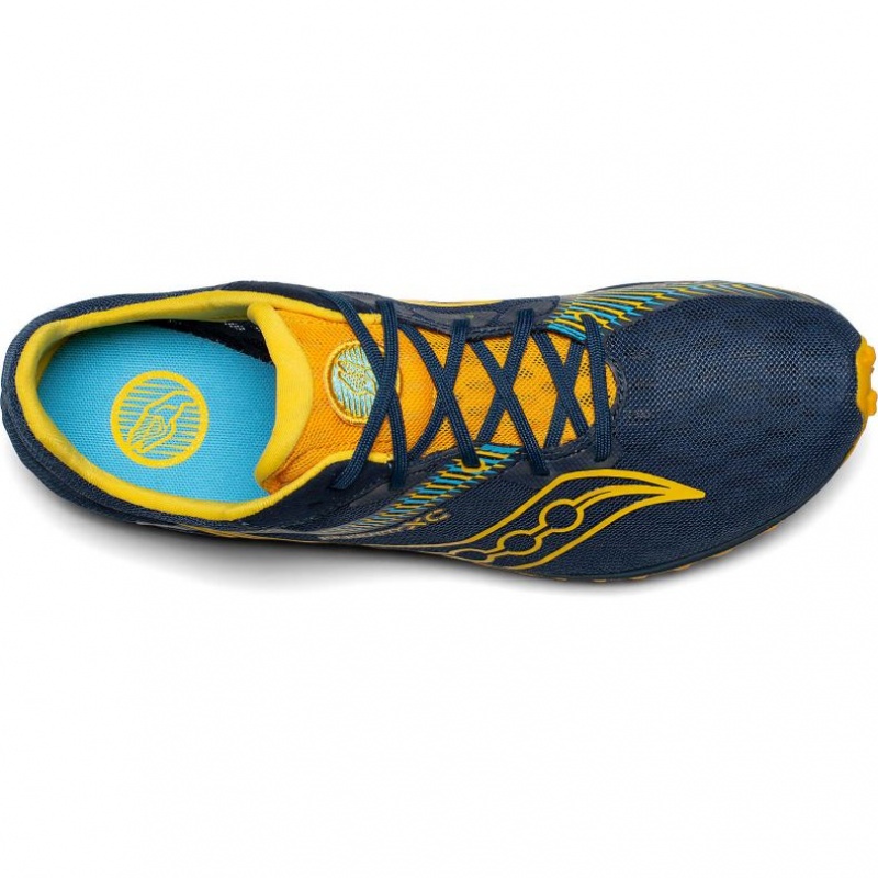 Saucony Kilkenny XC9 Men's Spikes Navy | KSA WTUHQ