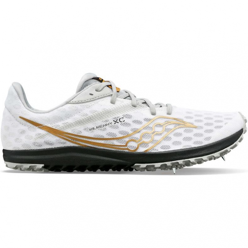 Saucony Kilkenny XC9 Men\'s Spikes White | KSA JISUZ