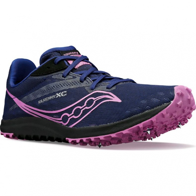 Saucony Kilkenny XC9 Women's Spikes Indigo | KSA QXMWP