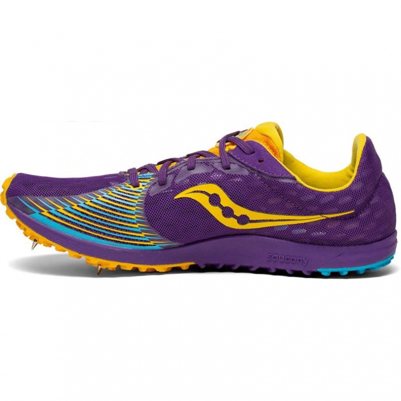 Saucony Kilkenny XC9 Women's Spikes Purple | Riyadh ZSFQA