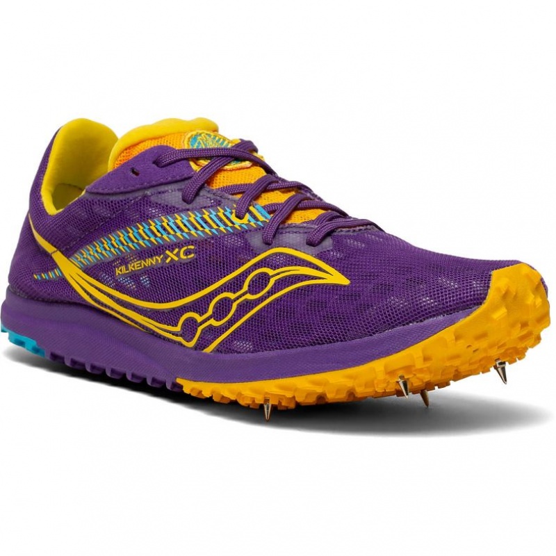 Saucony Kilkenny XC9 Women's Spikes Purple | Riyadh ZSFQA