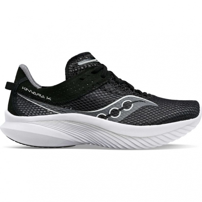 Saucony Kinvara 14 Men\'s Running Shoes Black | Riyadh QNOHD