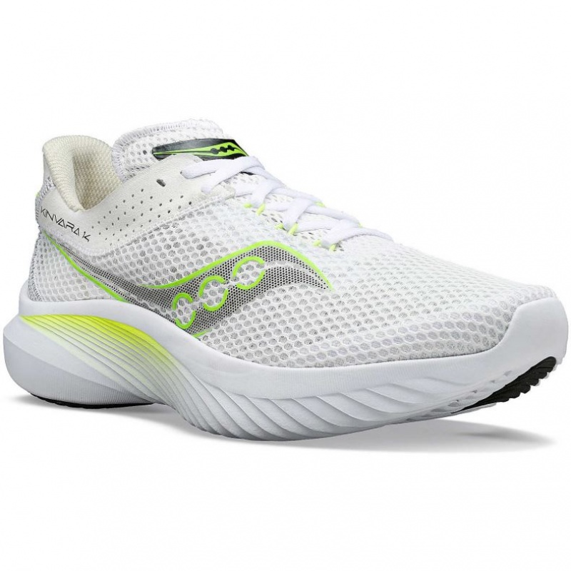 Saucony Kinvara 14 Men's Running Shoes White | Jeddah JIUNV