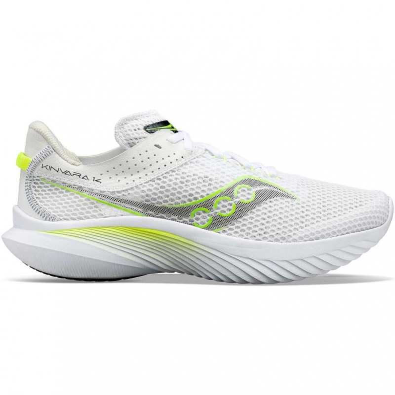 Saucony Kinvara 14 Men\'s Running Shoes White | Jeddah JIUNV