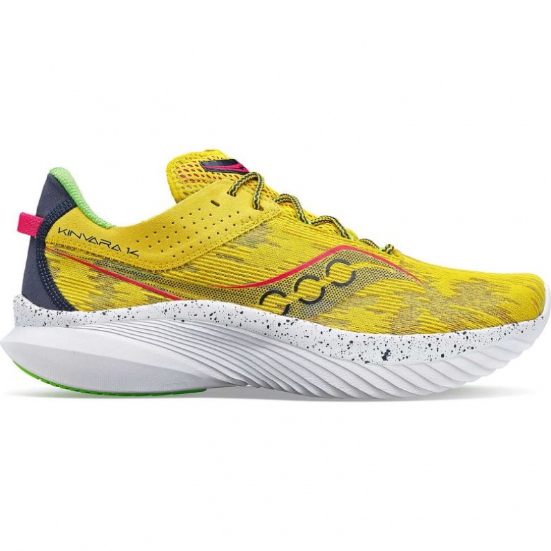 Saucony Kinvara 14 Men\'s Running Shoes Yellow | KSA ZFJNG