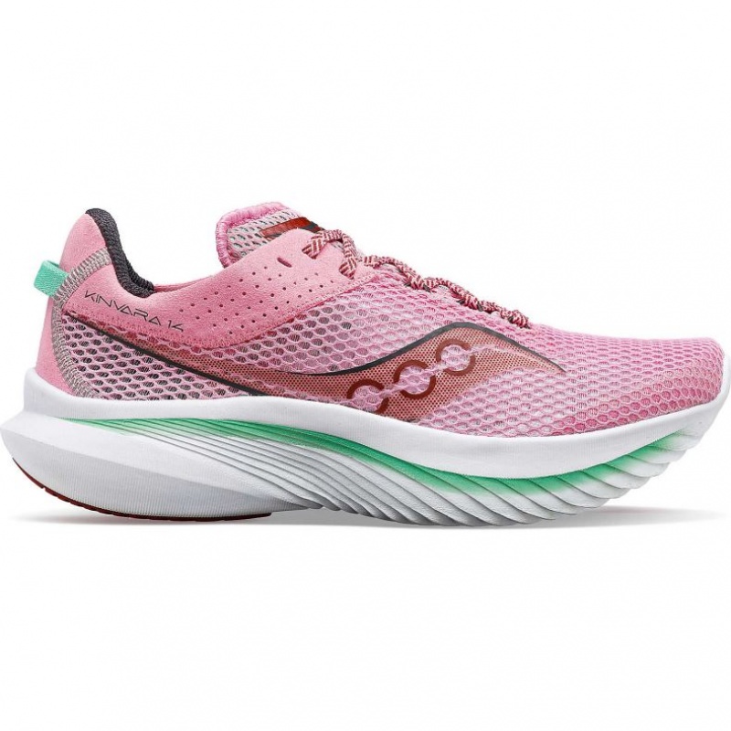 Saucony Kinvara 14 Women\'s Running Shoes Pink | Jeddah TBNVU