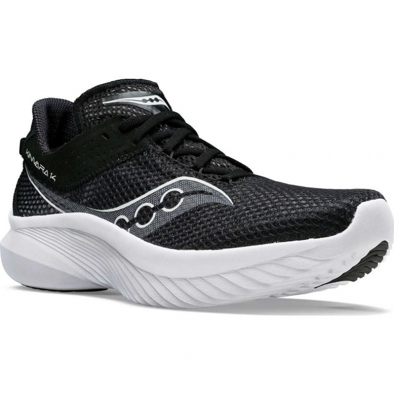 Saucony Kinvara 14 Women's Running Shoes Black / White | Riyadh GLONK