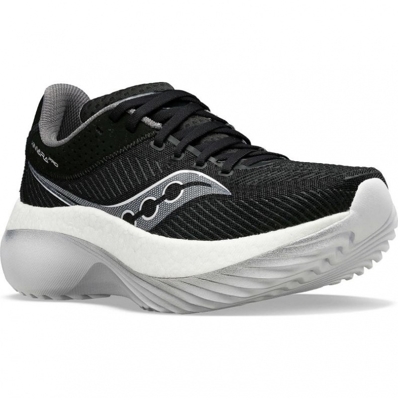 Saucony Kinvara Pro Men's Running Shoes Black / White | KSA IVYXQ