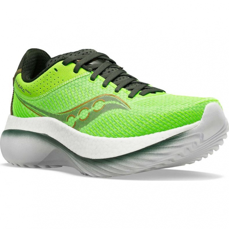 Saucony Kinvara Pro Men's Running Shoes Green | Riyadh NFVMQ