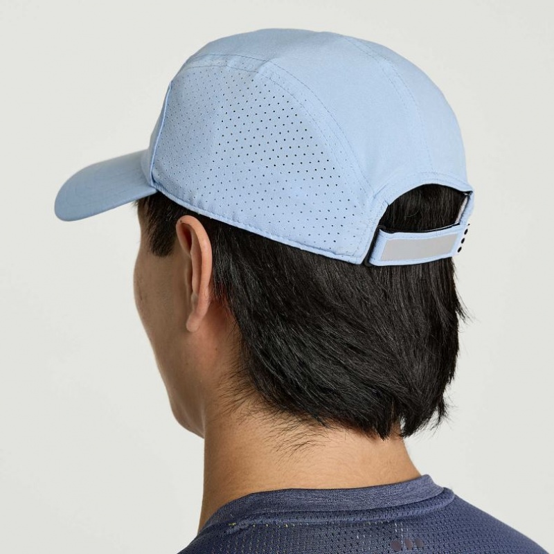 Saucony Outpace Men's Hat Blue | KSA IAUEF