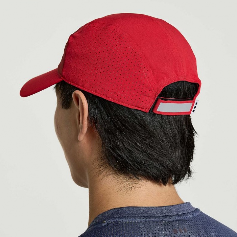 Saucony Outpace Men's Hat Red | Jeddah HDYJT