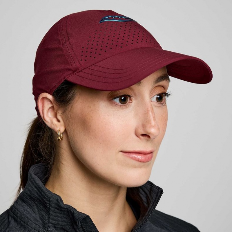 Saucony Outpace Petite Women\'s Hat Burgundy | Riyadh IUYGS