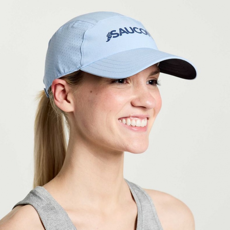 Saucony Outpace Women\'s Hat Blue | Riyadh AVKMW