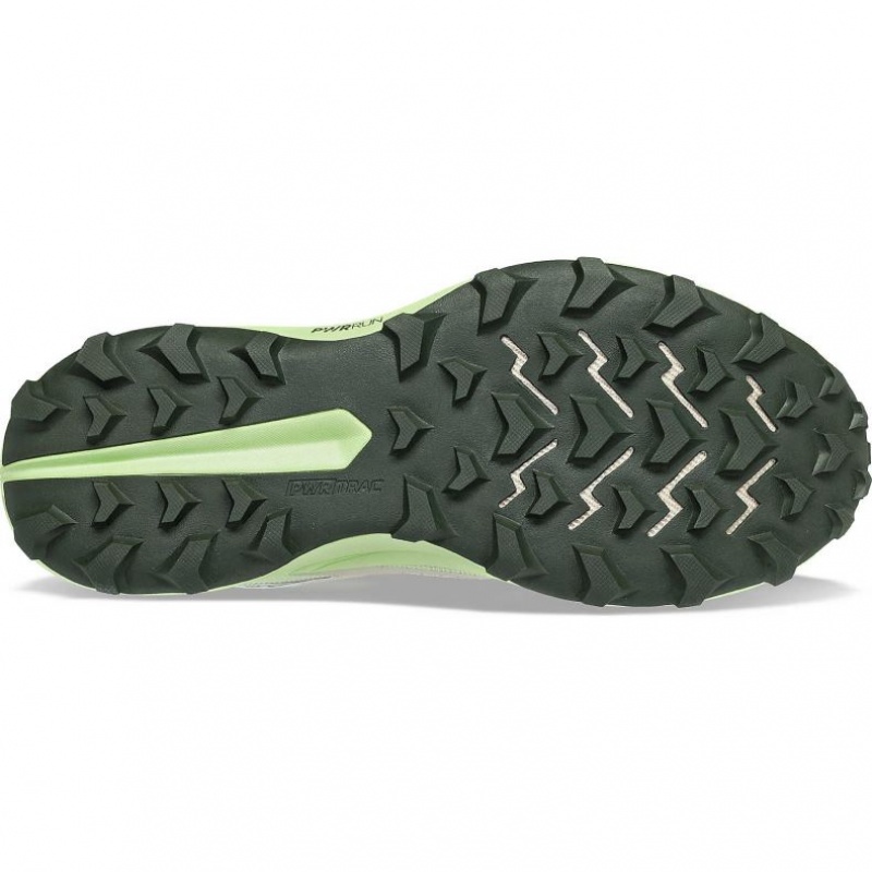 Saucony Peregrine 13 GTX Men's Running Shoes Grey / Mint | Jeddah IEGNJ