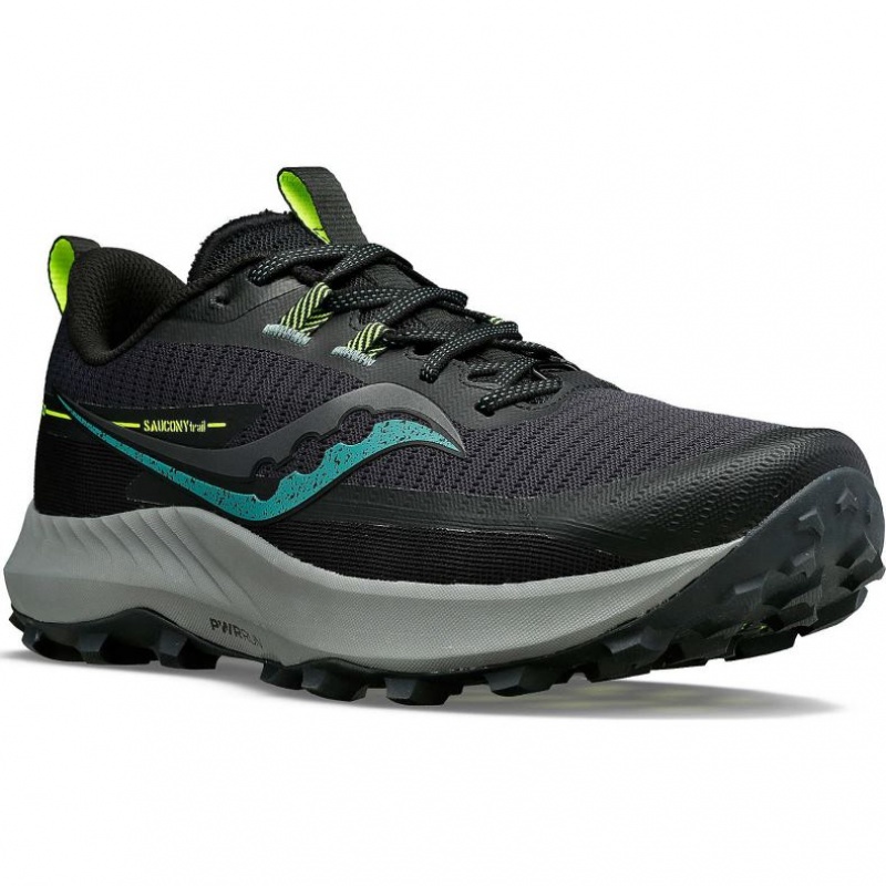 Saucony Peregrine 13 Men's Trail Running Shoes Black | KSA HRBXL