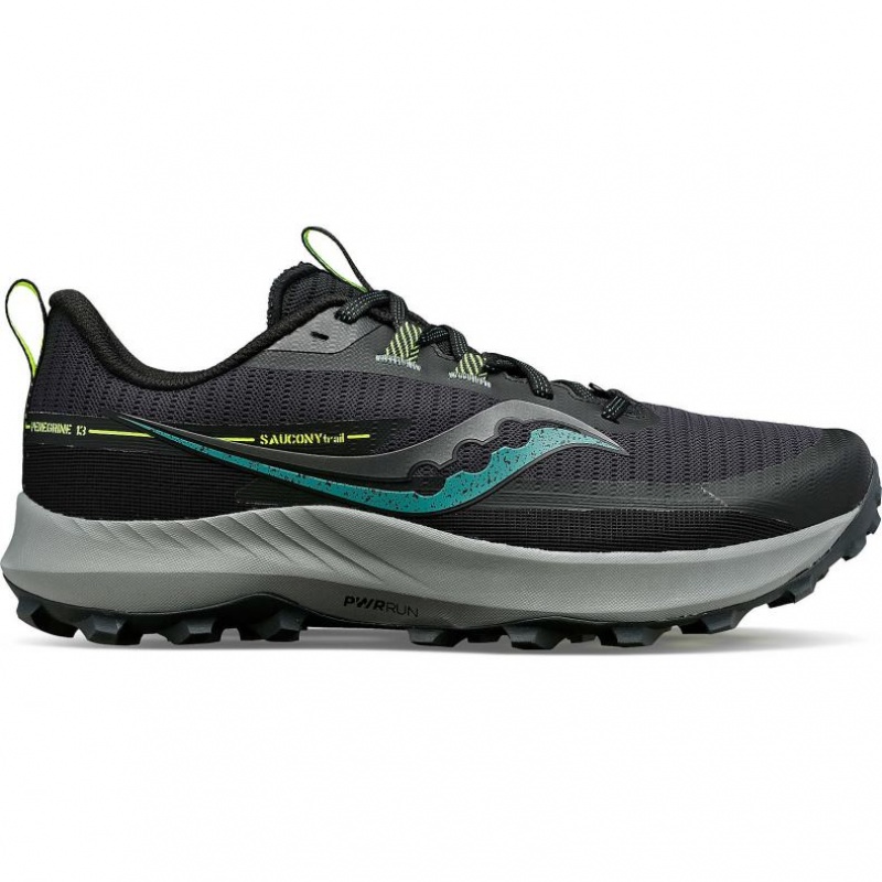 Saucony Peregrine 13 Men\'s Trail Running Shoes Black | KSA HRBXL