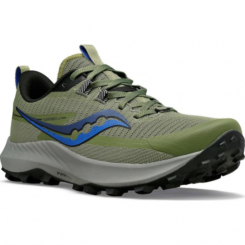 Saucony Peregrine 13 Men's Trail Running Shoes Olive | Jeddah PNTWY