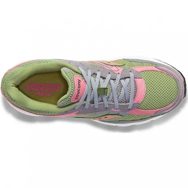 Saucony ProGrid Omni 9 Premium Women's Sneakers Grey / Green / Pink | Riyadh ELHCB