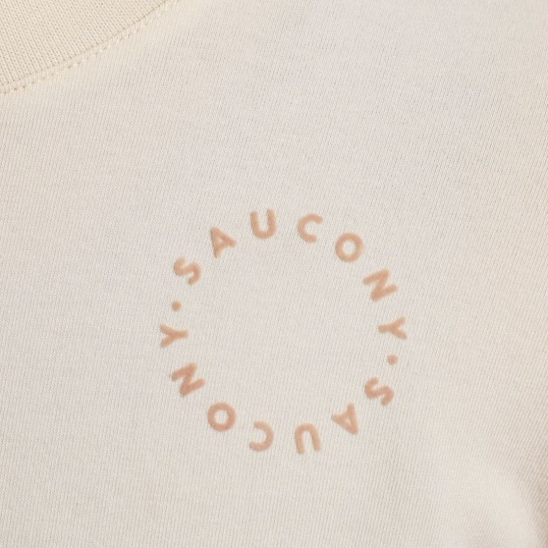 Saucony Recovery Boxy Women's T-Shirt White | KSA YQBPI